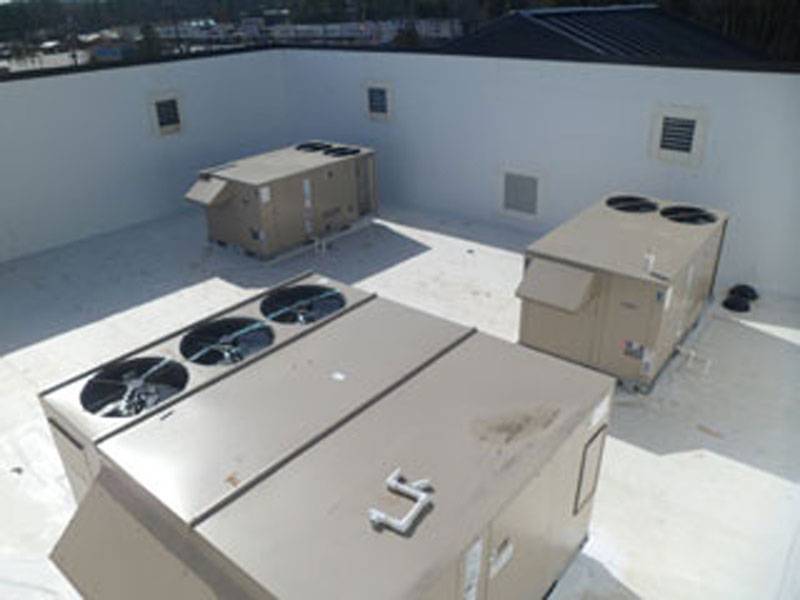 Rooftop HVAC Install